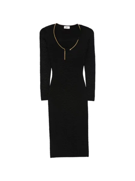 Rochie midi Elisabetta Franchi negru