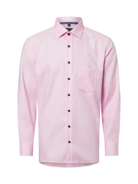 Andrew James koszula biznesowa non-iron Mężczyźni Regular Fit jednolity 39 różowy