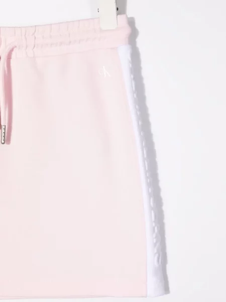Spódnica mini dziecięca Calvin Klein różowa