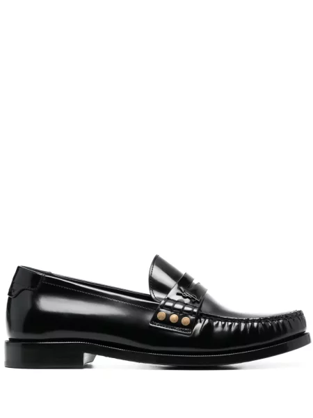 Pantofi loafer Saint Laurent din piele negru
