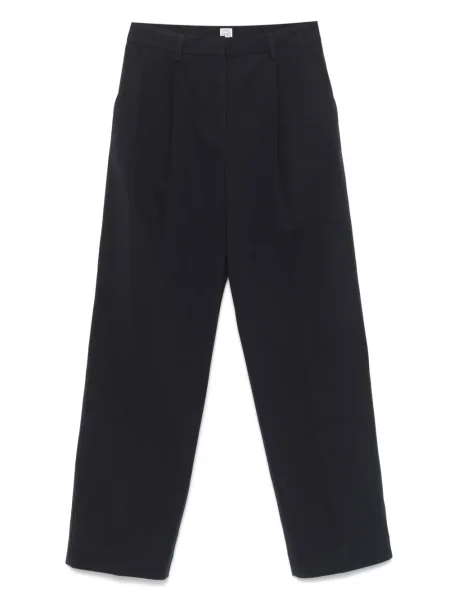 Pantaloni Toteme plisate albastru