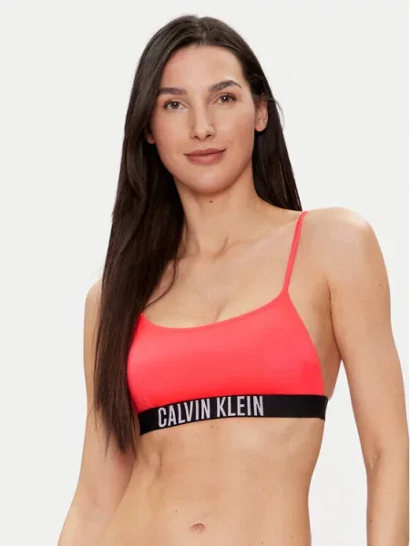 Calvin Klein Swimwear Góra od bikini czerwony