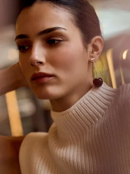 Серьги Reserved красные