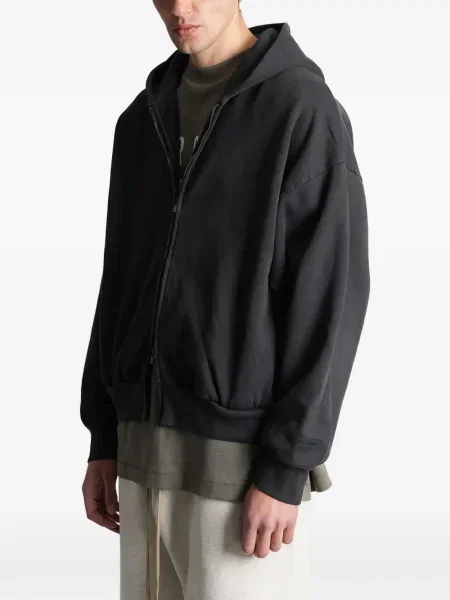 Μακρύς hoodie Fear Of God Essentials μαύρο