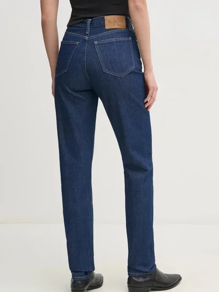 Džíny Calvin Klein Jeans tmavomodrá