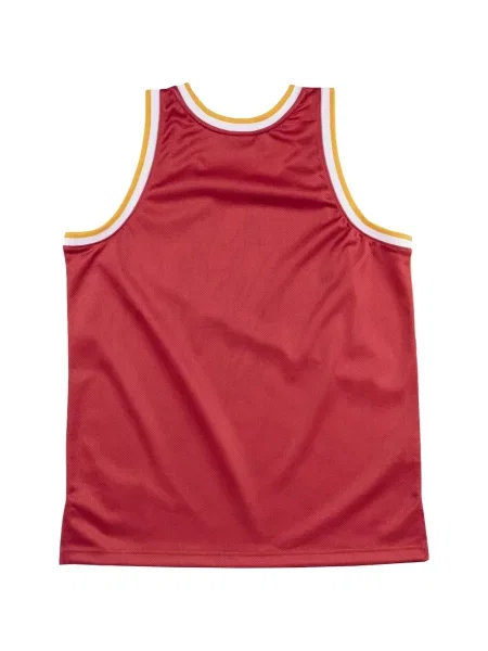 Cămașă Mitchell & Ness din jerseu roșu