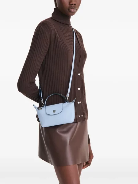 Geantă shopper Longchamp albastru