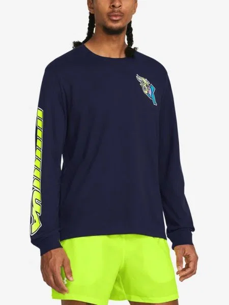 Futó póló Under Armour kék