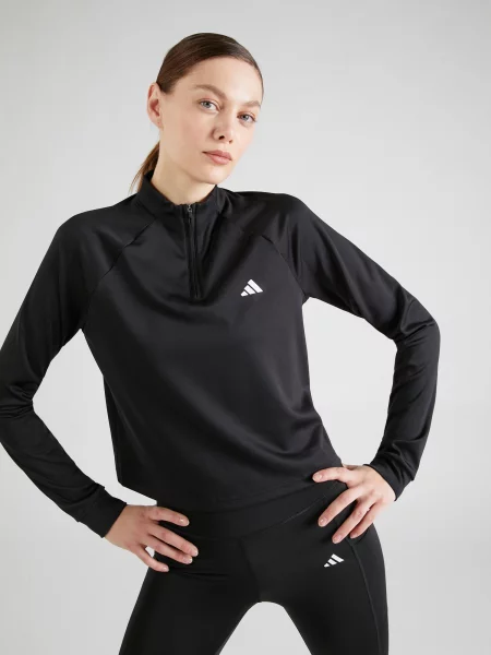 ADIDAS PERFORMANCE Funkcionális felső Essentials / piszkosfehér fekete