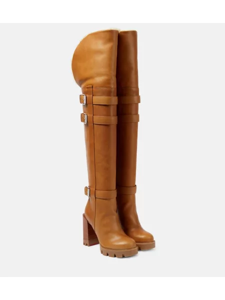 Cizme Christian Louboutin maro