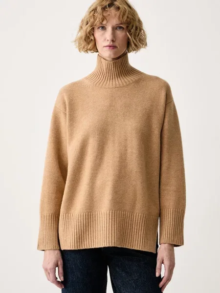 Calvin Klein pulover pentru femei din lână bej