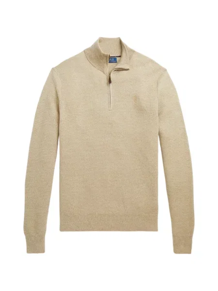 Tricou polo Polo Ralph Lauren cu glugă cu blană cu broderie roșu