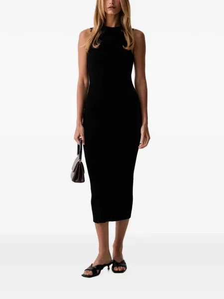 Rochie midi Twinset tricotate negru