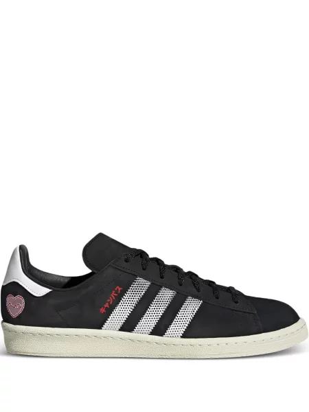 Tricou Adidas cu dungi cu autograf alergare albastru