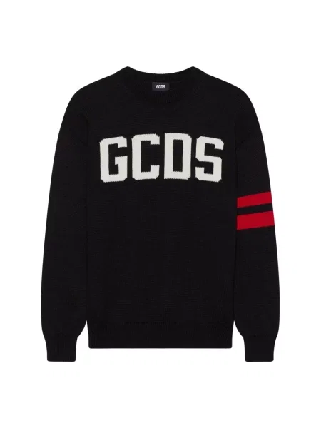Bluza Gcds z logo wełniana czarna