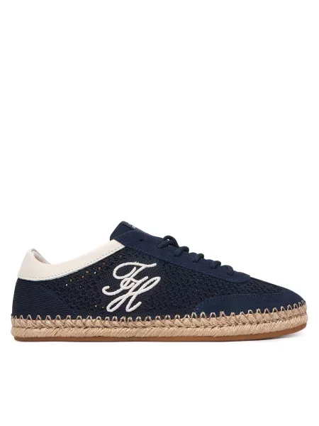 Espadrilky Tommy Hilfiger Th Heritage Rope Sneaker Tmavomodrá