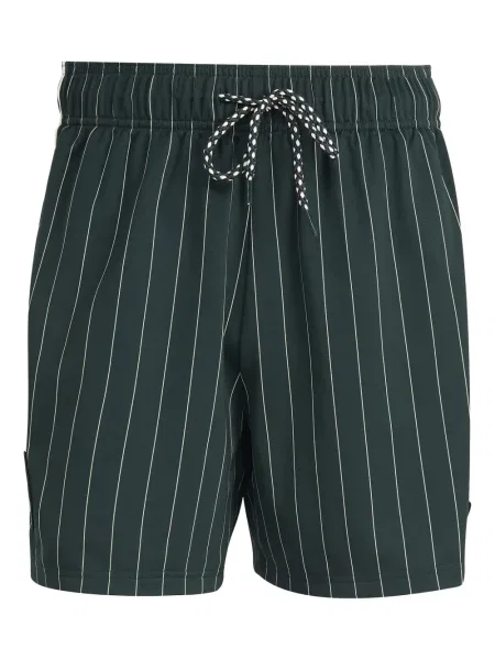 Pantaloni scurți Adidas cu șireturi din dantelă cu dungi maro