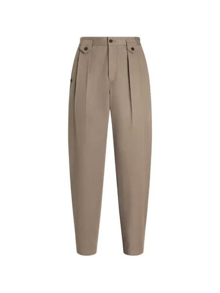 Pantaloni Dolce & Gabbana din țesătură twill