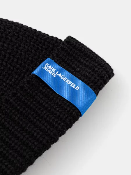 Шапка Karl Lagerfeld Jeans чорний