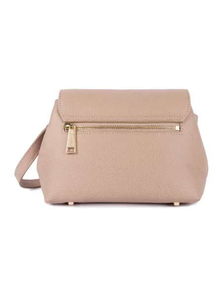 Torebka crossbody Lancaster skórzana beżowa