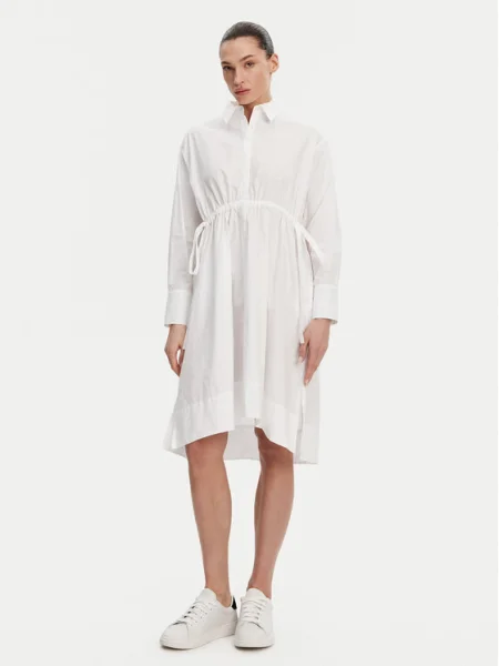 French Connection Rochie tip cămașă alb