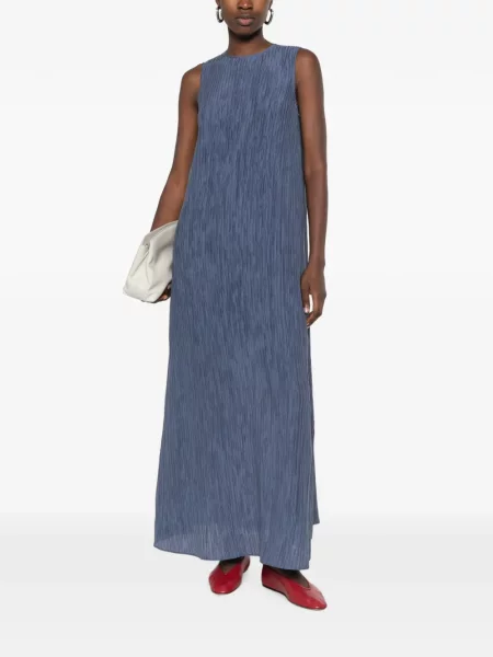 Rochie maxi Joseph fără mâneci albastru
