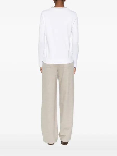 Tricou Gran Sasso lung alb