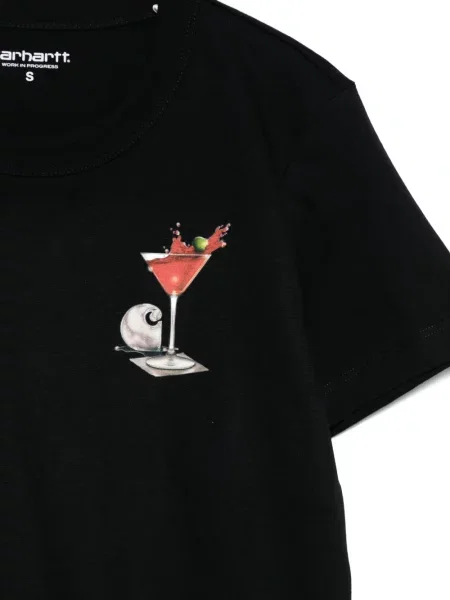 Tricou Carhartt Wip cu imagine negru
