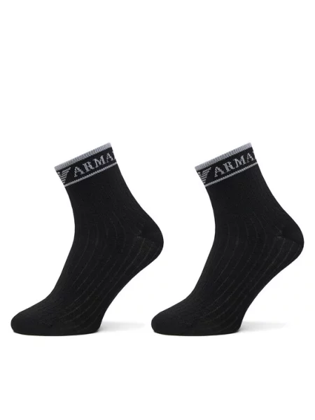 Krátké ponožky Emporio Armani černé