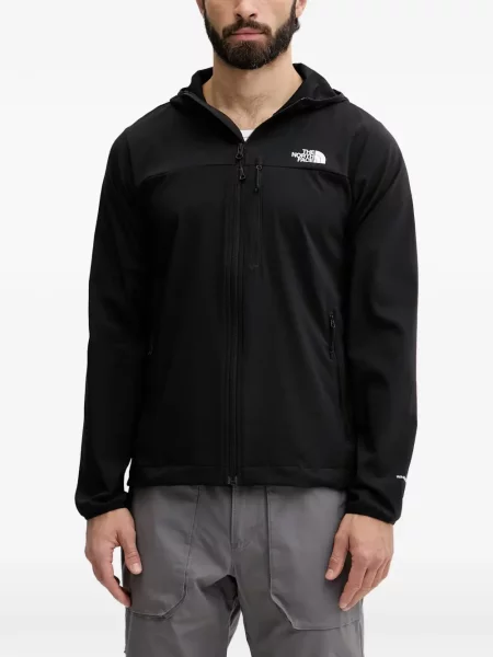 Geacă The North Face cu glugă negru