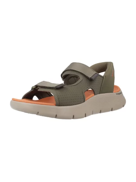 Sandały Skechers Go Walk Flex Easy Entry Slip-Ins szarozielone pomarańczowe 41 zielone