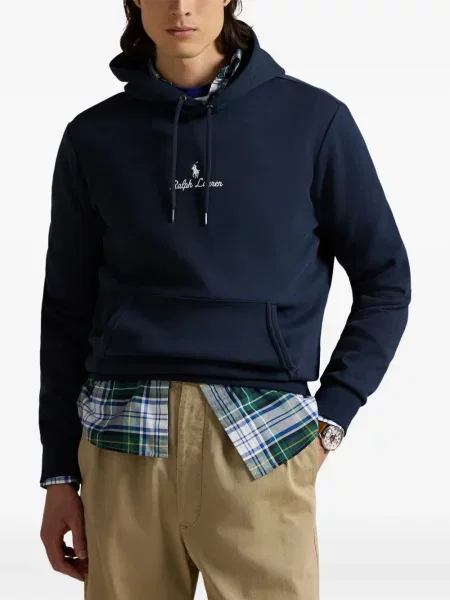 Briaunotas pusiau užtrauktukas zomšinės bokseriai Polo Ralph Lauren balta