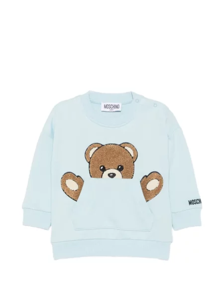 Bluza dziecięca Moschino niebieska