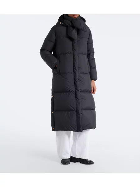 Kabát Moncler väzby čierna