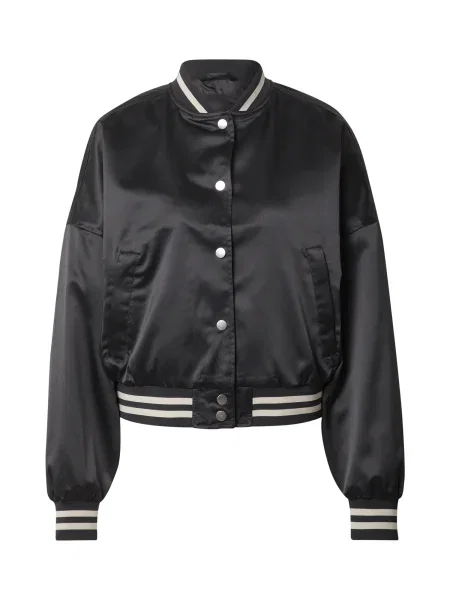 Urban Classics Přechodná bunda černá bílá