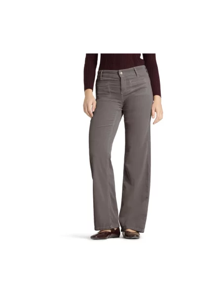 Szerokie jeansy Cambio szare