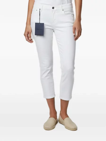 Blugi skinny Jacob Cohën skinny fit alb