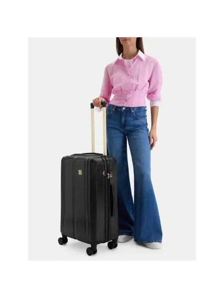 Střední kufr Nine West BLACK černá