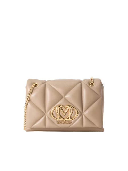 Love Moschino Geantă de umăr / auriu bej