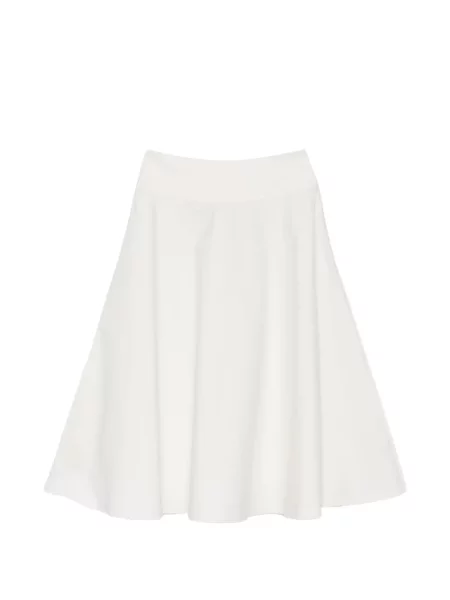 Spódnica midi Hemisphere w kształcie litery A biała