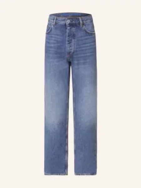 Hugo Jeansy Jonah Straight Fit blau granatowe