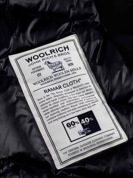 Płaszcz dziecięcy Woolrich niebieski