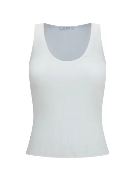 Top Max Mara tricotate alb