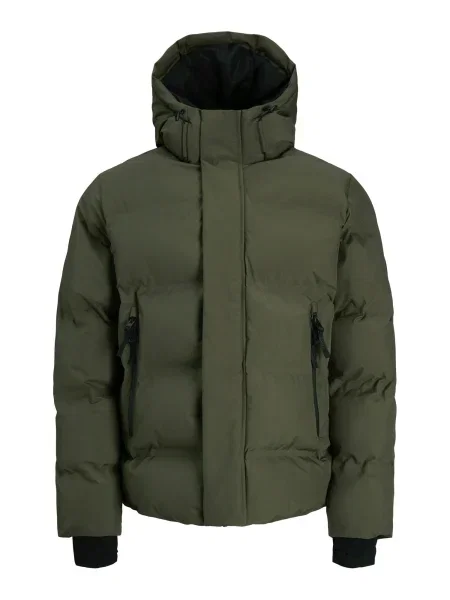 JACK & JONES Geacă de iarnă JCOFUSION închis verde