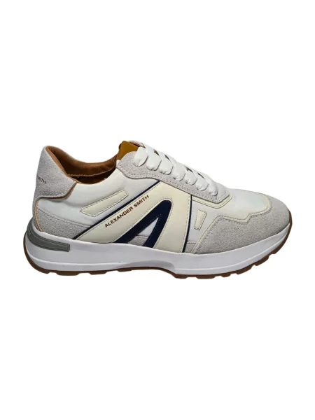 Sneakersy Alexander Smith skórzane białe