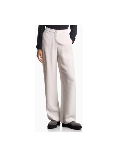 Spodnie Emporio Armani białe