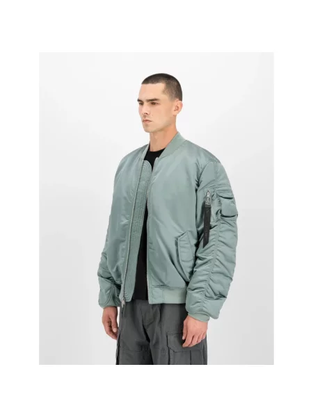 Kurtka bomber Alpha Industries niebieski