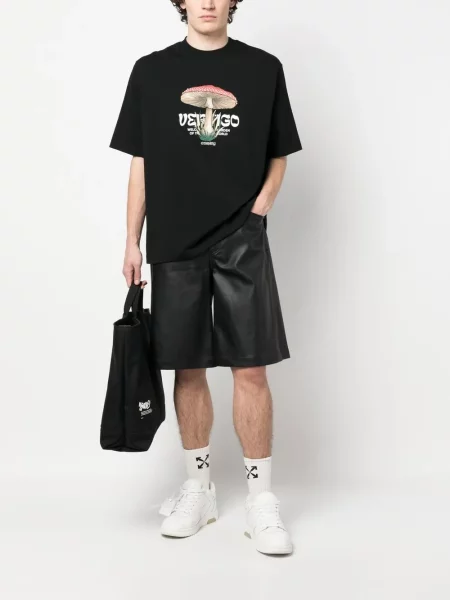 Raštuotas marškinėliai Marcelo Burlon County Of Milan juoda