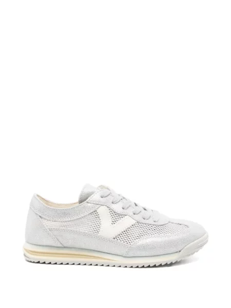 Sneakerși Victoria din piele gri
