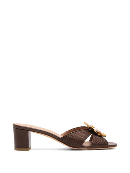 Sandale Malone Souliers cu model floral maro